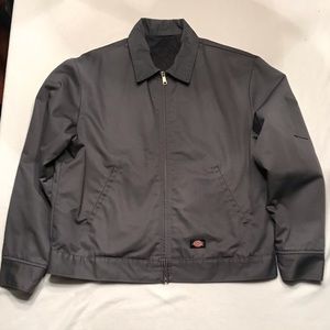 Dickies Mens light weight jacket charcoal gray size large